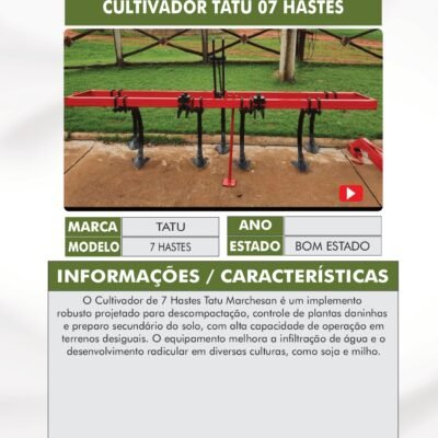 FA 05 – CULTIVADOR TATU 07 HASTES