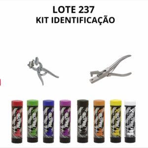 LOTE 237 - KIT IDENTIFICAÇÃO
