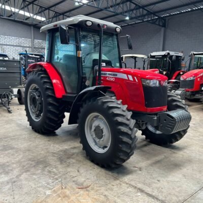 LOTE 36 – Trator Massey Ferguson 4290 4×4 ano 2013