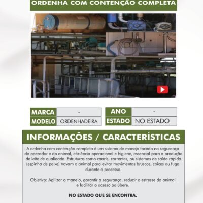 CA 15 – ORDENHA COM CONTENÇÃO COMPLETA