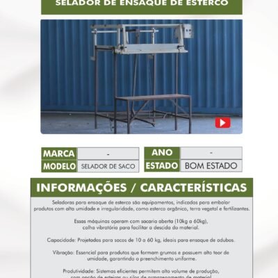 CA 24 – SELADOR DE ENSAQUE DE ESTERCO
