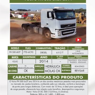 DE 018 – CAMINHÃO VOLVO