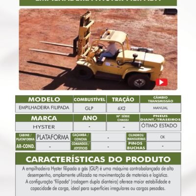 DE 035 – EMPILHADEIRA HYSTER