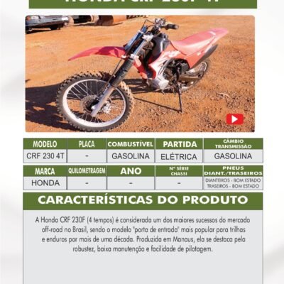 DE 044 – HONDA CRF 230F