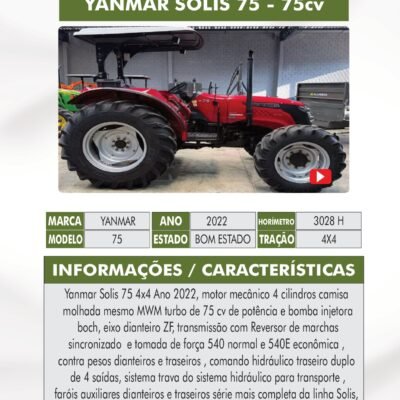 DT 01 – YANMAR SOLIS 75