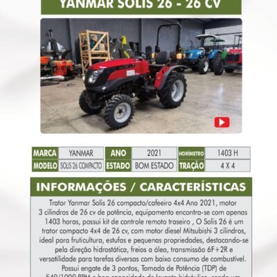 DT 07 – YANMAR SOLIS 26
