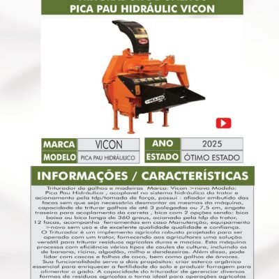 DT 18 – TRITURADOR DE GALHOS VICON