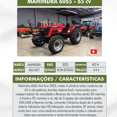 DT 20 – MAHINDRA 6065