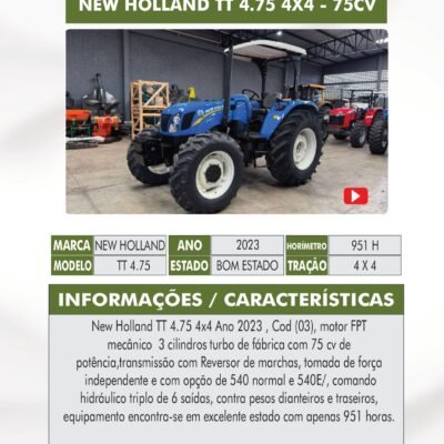DT 30 – NEW HOLLAND TT 4.75