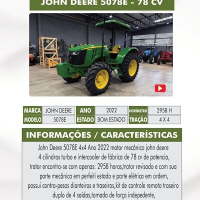 DT 32 – JOHN DEERE 5078E