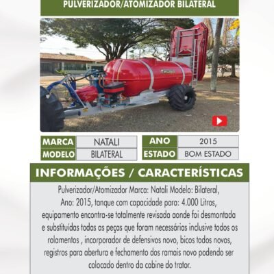 DT 42 – PULVERIZADOR/ATOMIZADOR NATALI BILATERAL