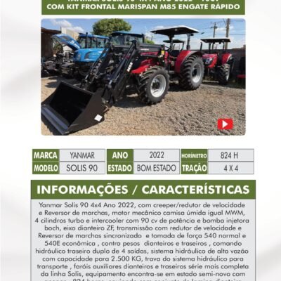 DT 59 – YANMAR SOLIS 90