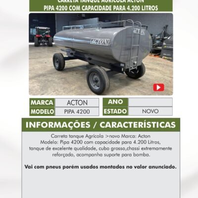 DT 61 – CARRETA TANQUE PIPA 4200