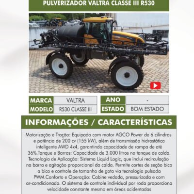 PL 04 – PULVERIZADOR VT CLASSE III R530
