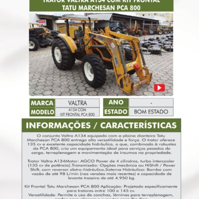 PL 05 – TRATOR VALTRA A134