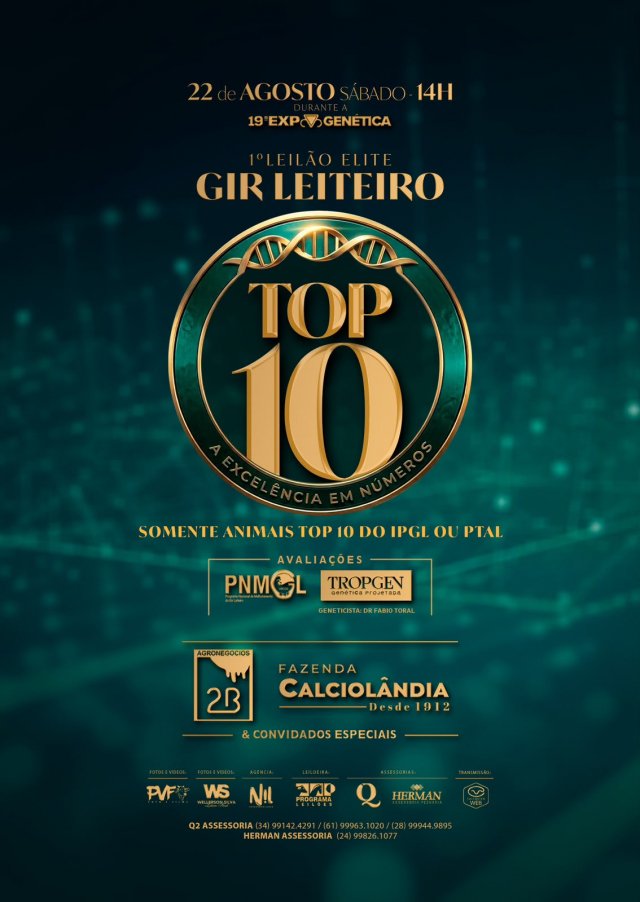 1° Leilão Elite Gir Leiteiro TOP10