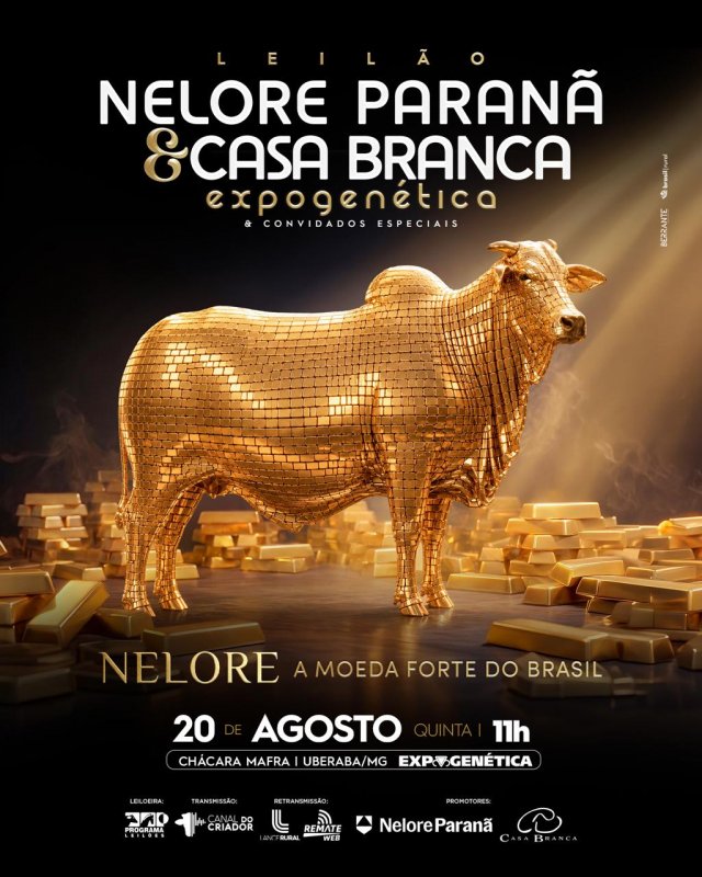 Leilão Nelore Paranã & Casa Branca – Expogenética