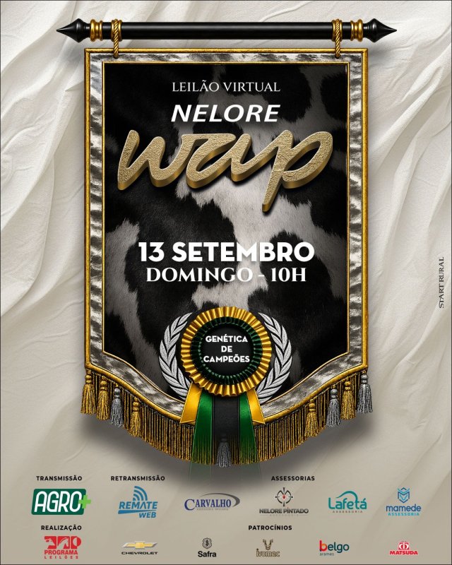 Leilão Virtual Nelore Wap – Genética de Campeões