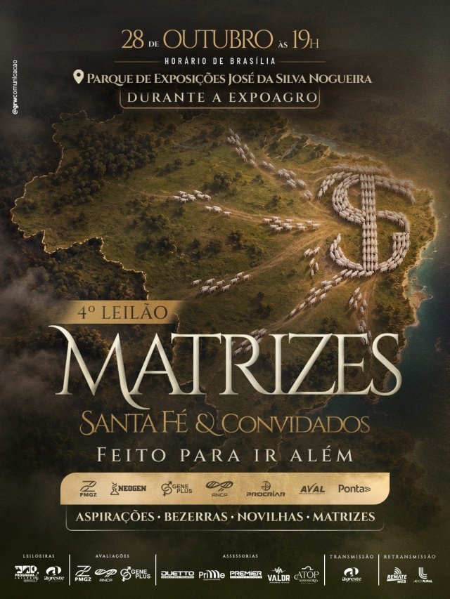 4º Leilão Matrizes Santa Fé & Convidados